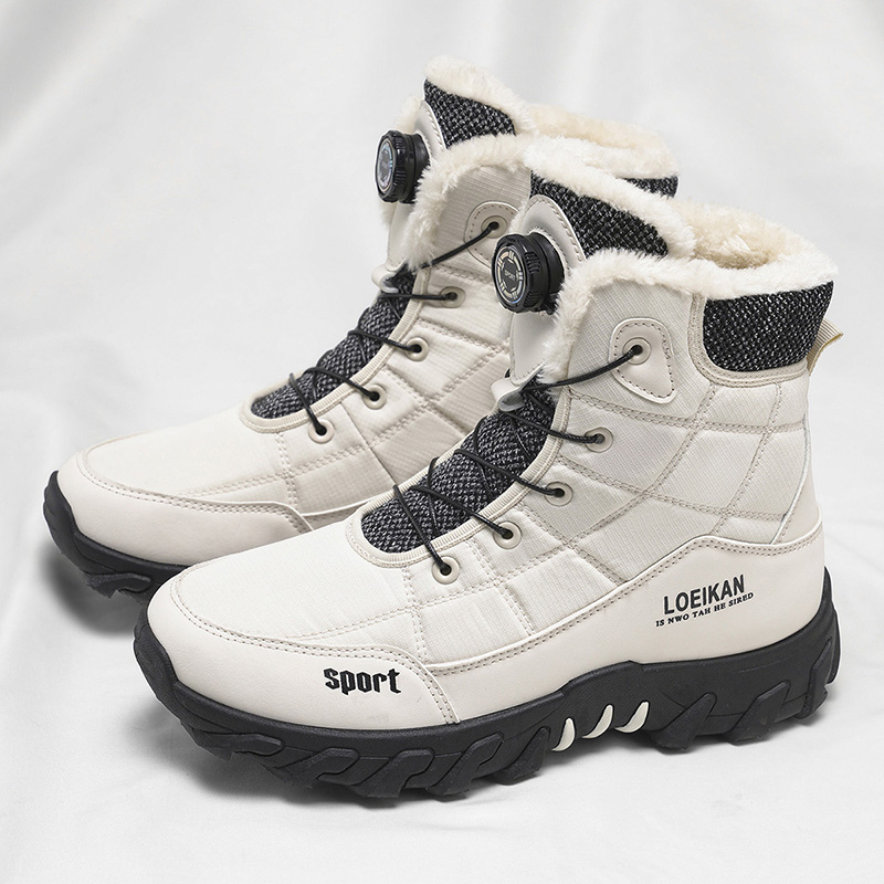 Street Fashion Men 2025 - Hoge herenschoenen met fleecevoering, verdikte comfortabele