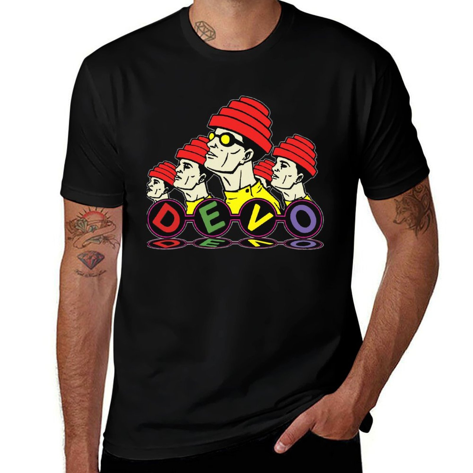 Street Fashion For Short Guys - Four Guys T-shirt Street Fashion Casual