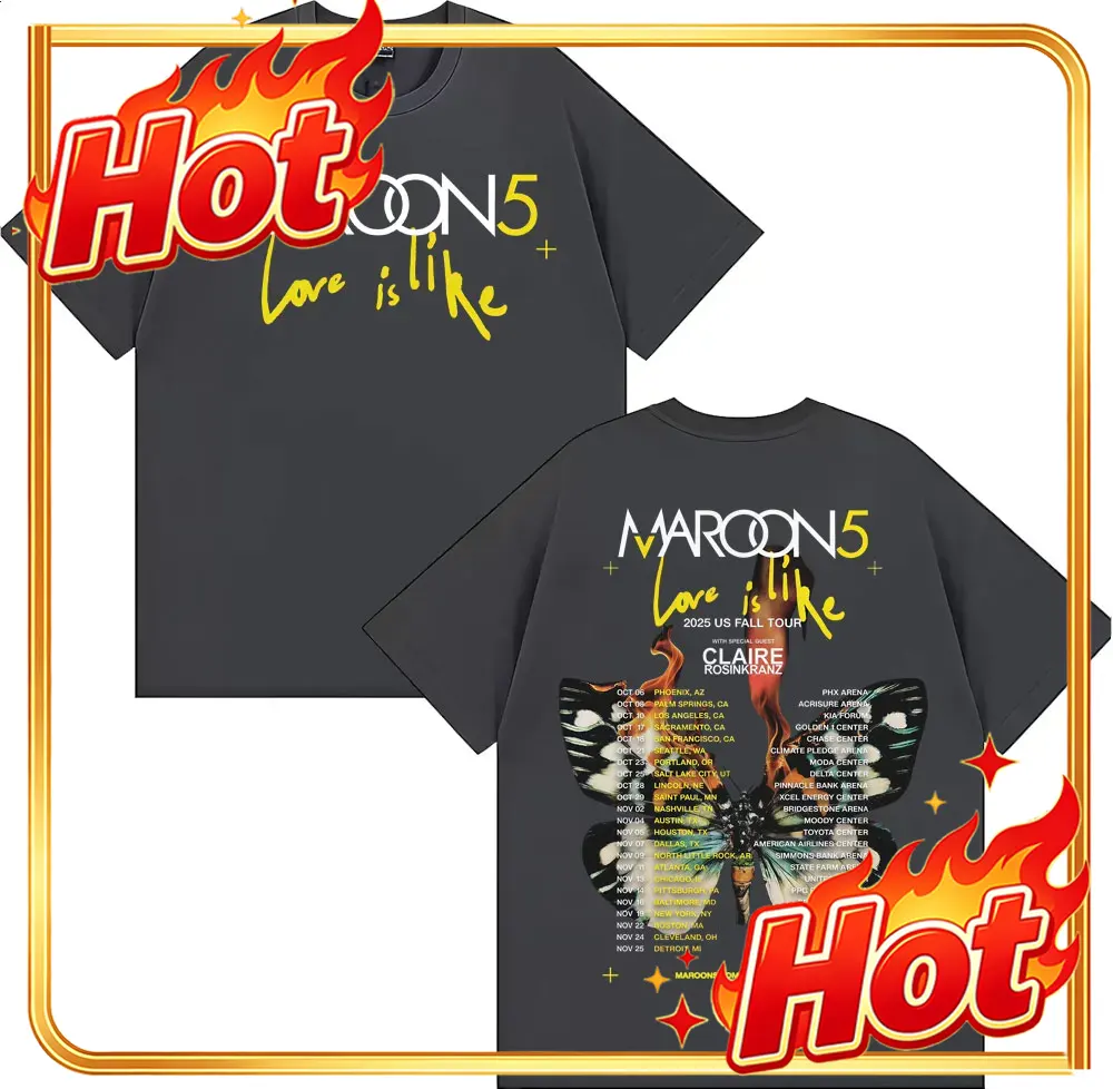 Band Maroon 5 Love Is Like US  - Street Fashion Men 2025 recensie en prijs
