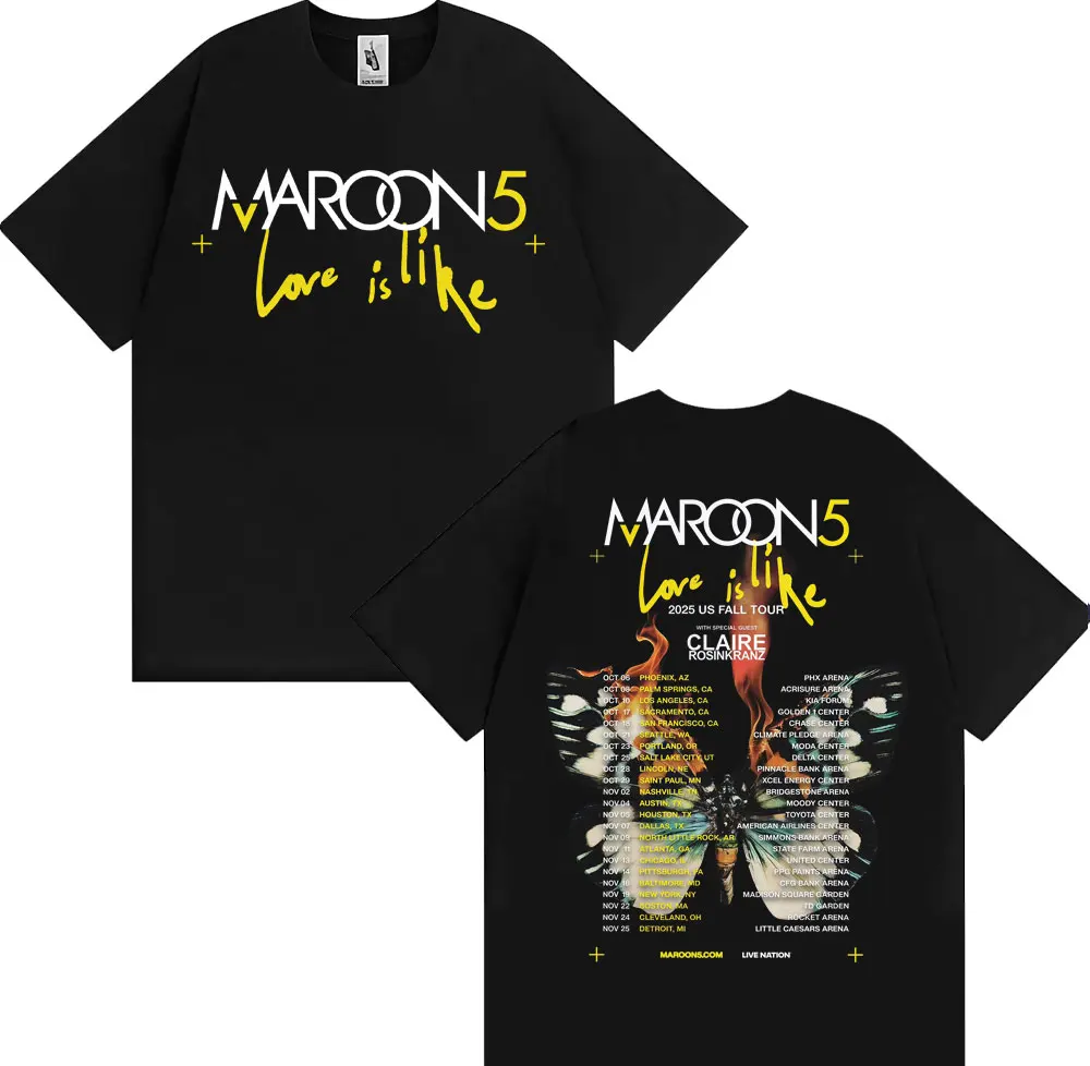 Band Maroon 5 Love Is Like US  - Street Fashion Men 2025 recensie en prijs