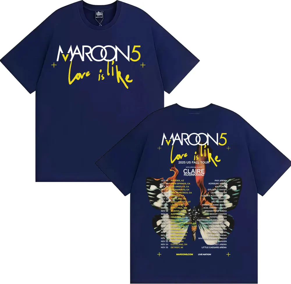 Band Maroon 5 Love Is Like US  - Street Fashion Men 2025 recensie en prijs
