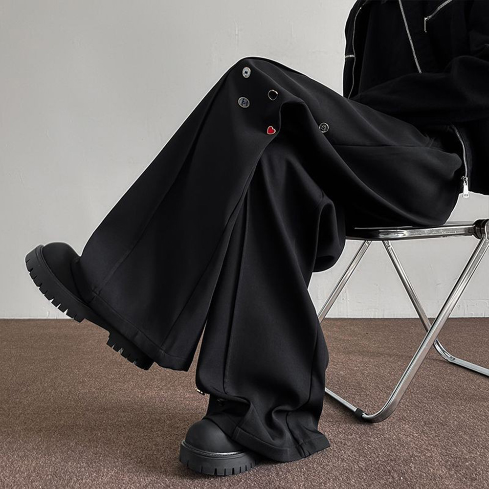 Herenbroeken Knoopdecoratie Du - Street Fashion Men 2025 recensie en prijs